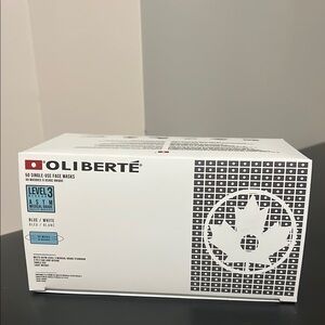 Oliberté Blue and White Face Masks